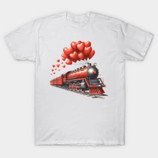 Valentine Train T-Shirt